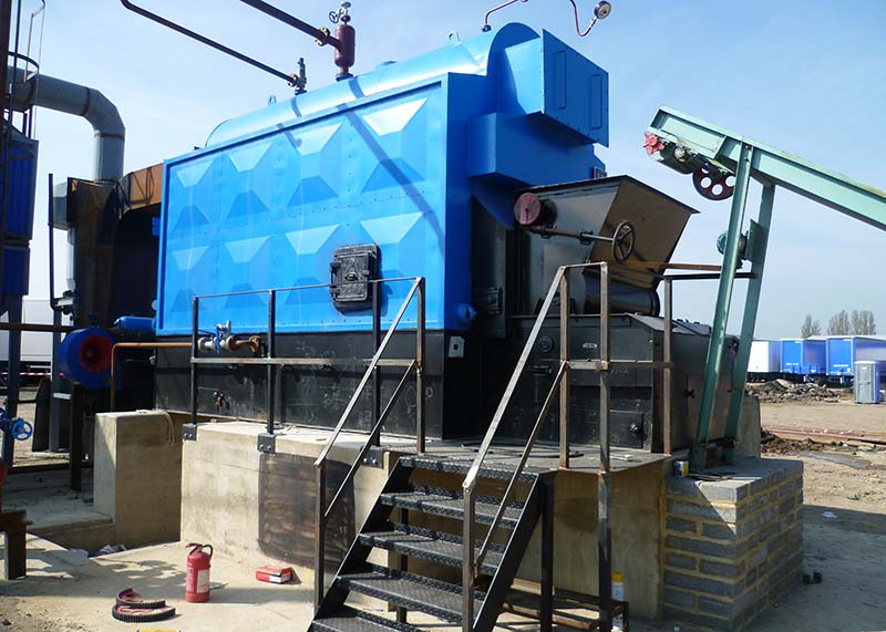 DZL链条承压燃煤生物质热水锅炉